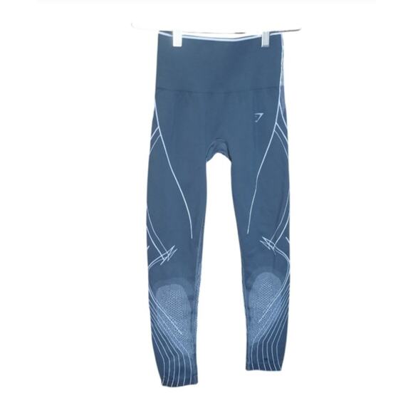 Gymshark Apex Seamless High Rise Womens Gray Leggings Size XS - Picture 4 of 4